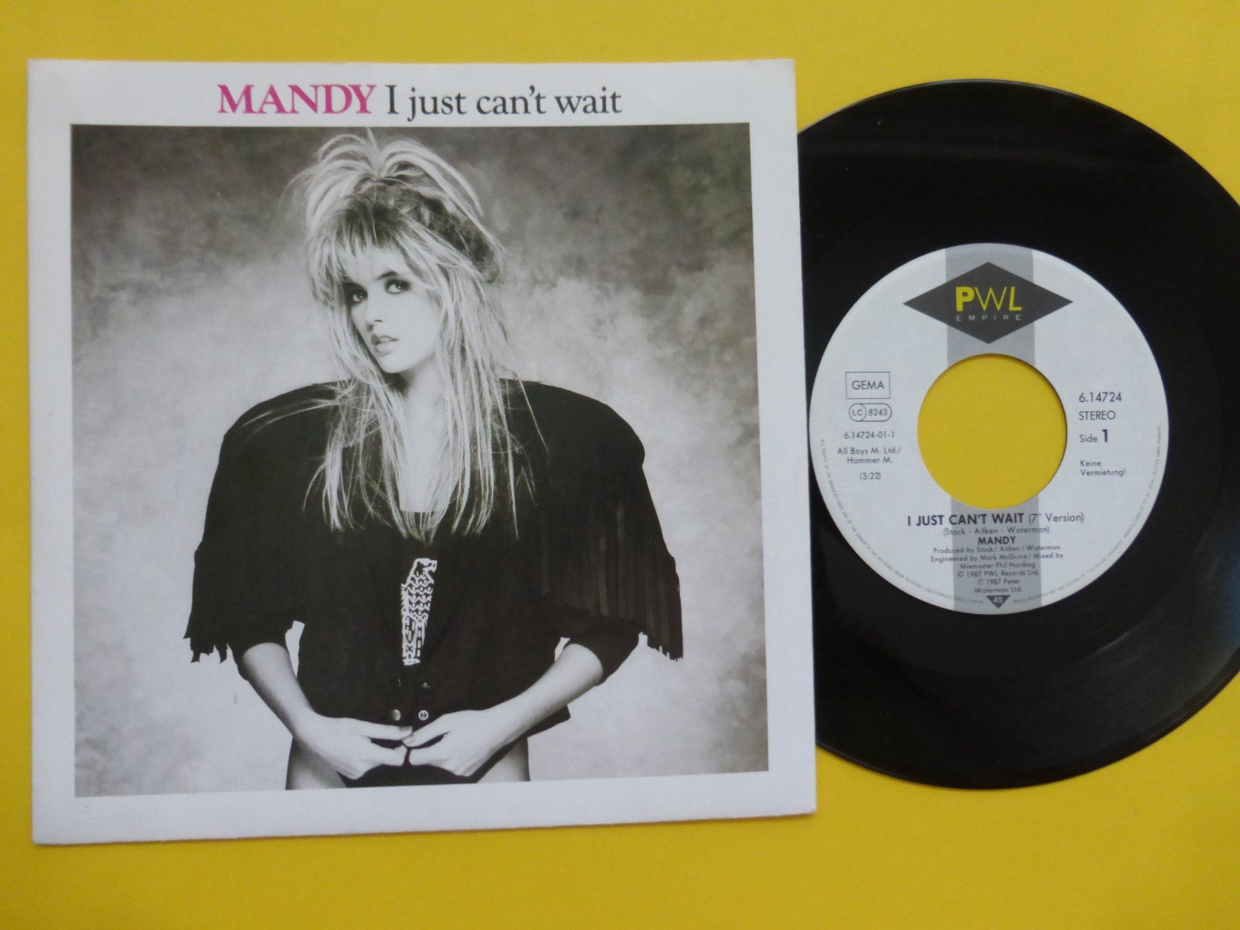 Dischi in vinile: Mandy – I Just Can't Wait – Usato da Zürich venduto da Swiss57