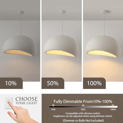 Lampadari & plafoniere: 50Cm Moderne Pendelleuchte Esszimmer E27 Weisser Shell – Nuovo e nell'imballaggio originale da Hundwil venduto da Stallone6 4