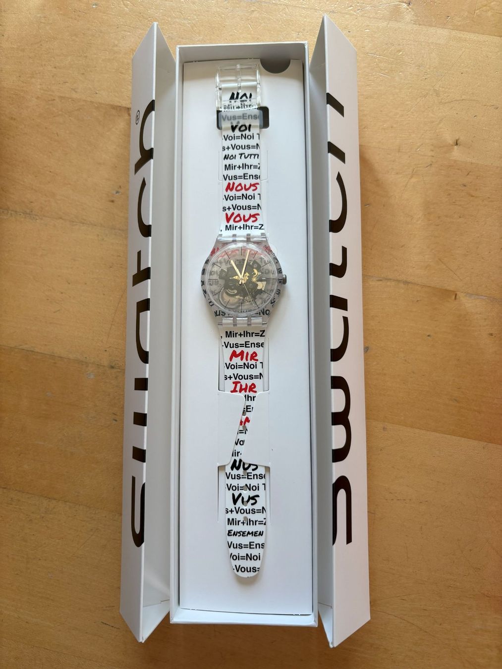 Swatch Orologi: Swatch Aktionärsuhr 2026 – Nuovo e nell'imballaggio originale da Adelboden venduto da Houi6 1