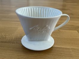 Melitta Kaffeefilter 102 Porzellan, Weiss