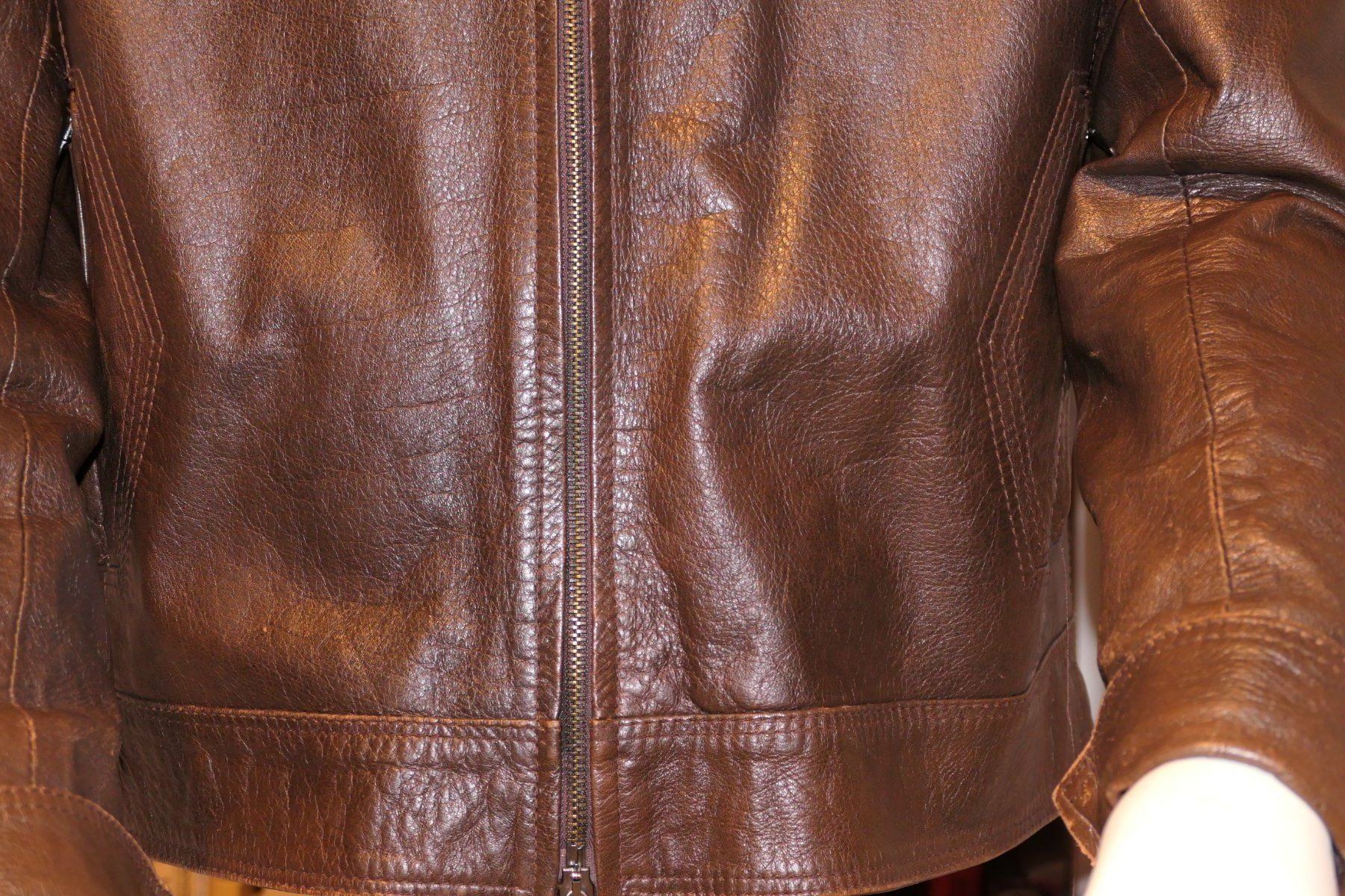 Giacche: braune Herrenlederjacke  (Lammnappa) – Usato da Stein AG venduto da Papageno_3 3