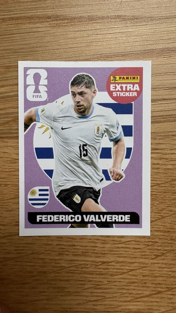 Sticker: Panini Extra Sticker Valverde Violett – Nuovo (secondo la descrizione) da Uster venduto da runnerbaby