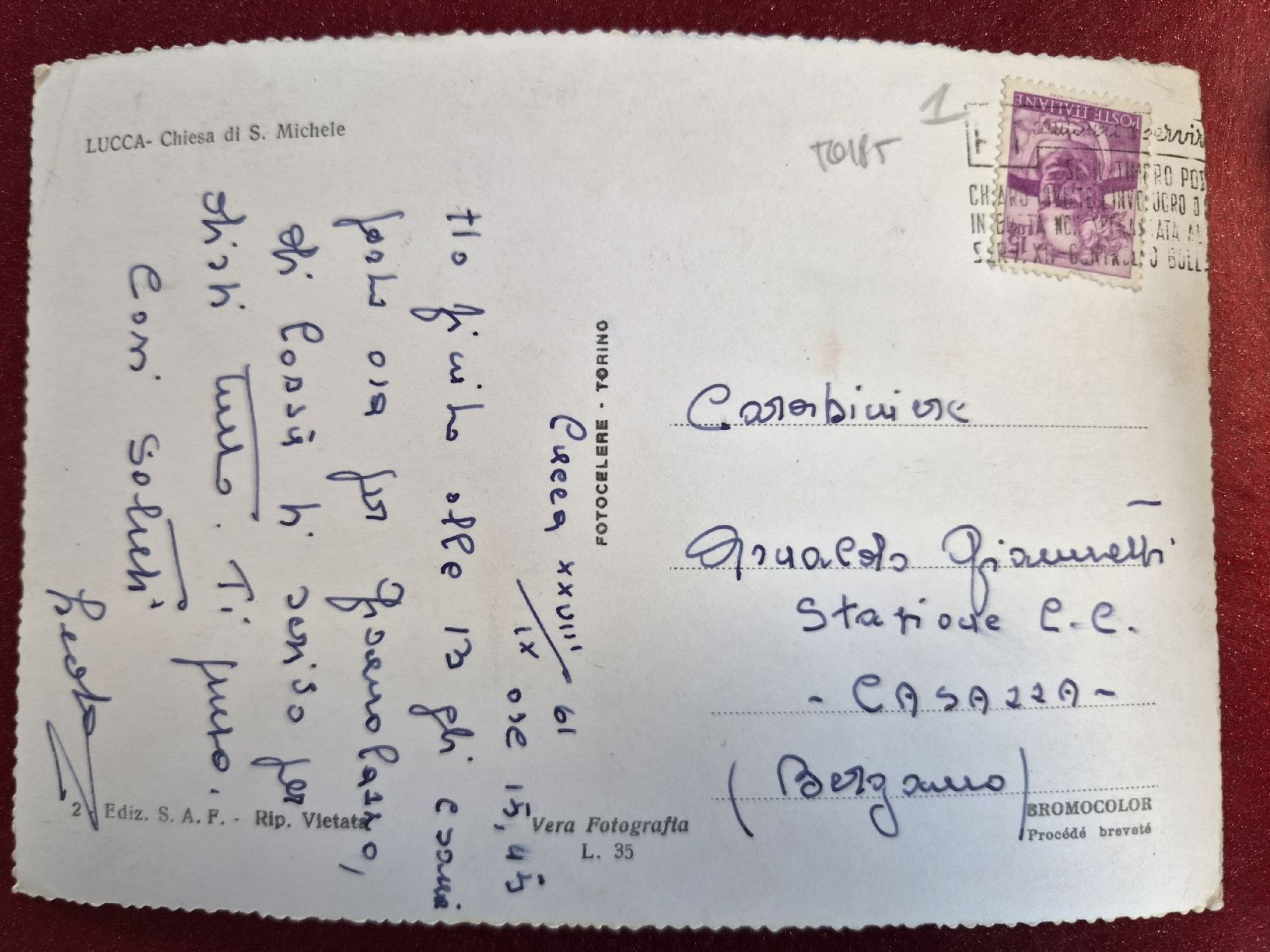 Cartoline postali: Lucca, Kirche San Michele, Italien alt – Usato da Melchnau venduto da Arthurius 1