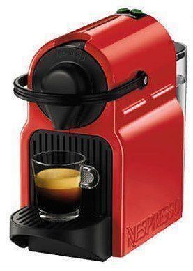 Nespresso Krups Inissia Kaffeemaschine - 19 Bar Ruby Rot Mit Welcome Pack