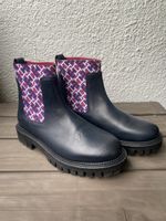 Tommy Hilfiger Chelsea Leather Boots, Navy, Size 42