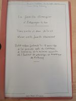 Généalogie: Famille Grangier d'Estavayer-le-lac, rare!