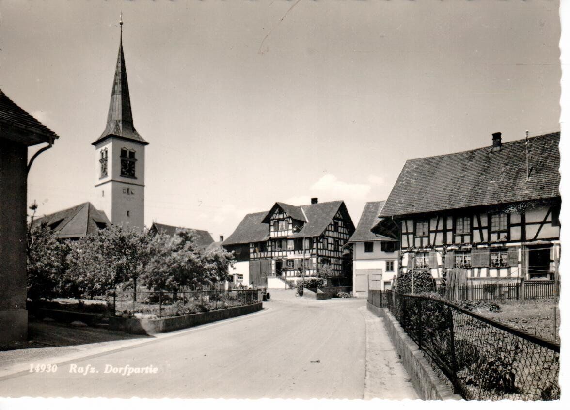 Cartoline postali: Rafz - Dorfpartie – Usato da Wolhusen venduto da Curver9