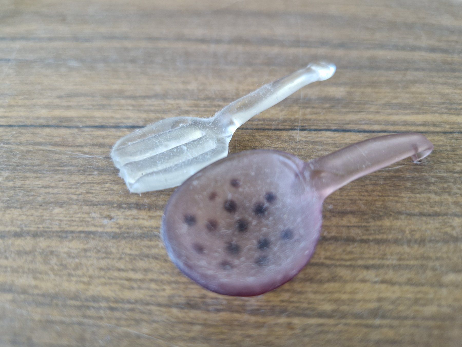 Spielzeuge: Kaufmannsladen Schöpfkellen Glas – Gebraucht aus Mörschwil von lindaswunderkiste