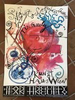 Affiche Jean Tinguely Kunsthaus Wien 1991