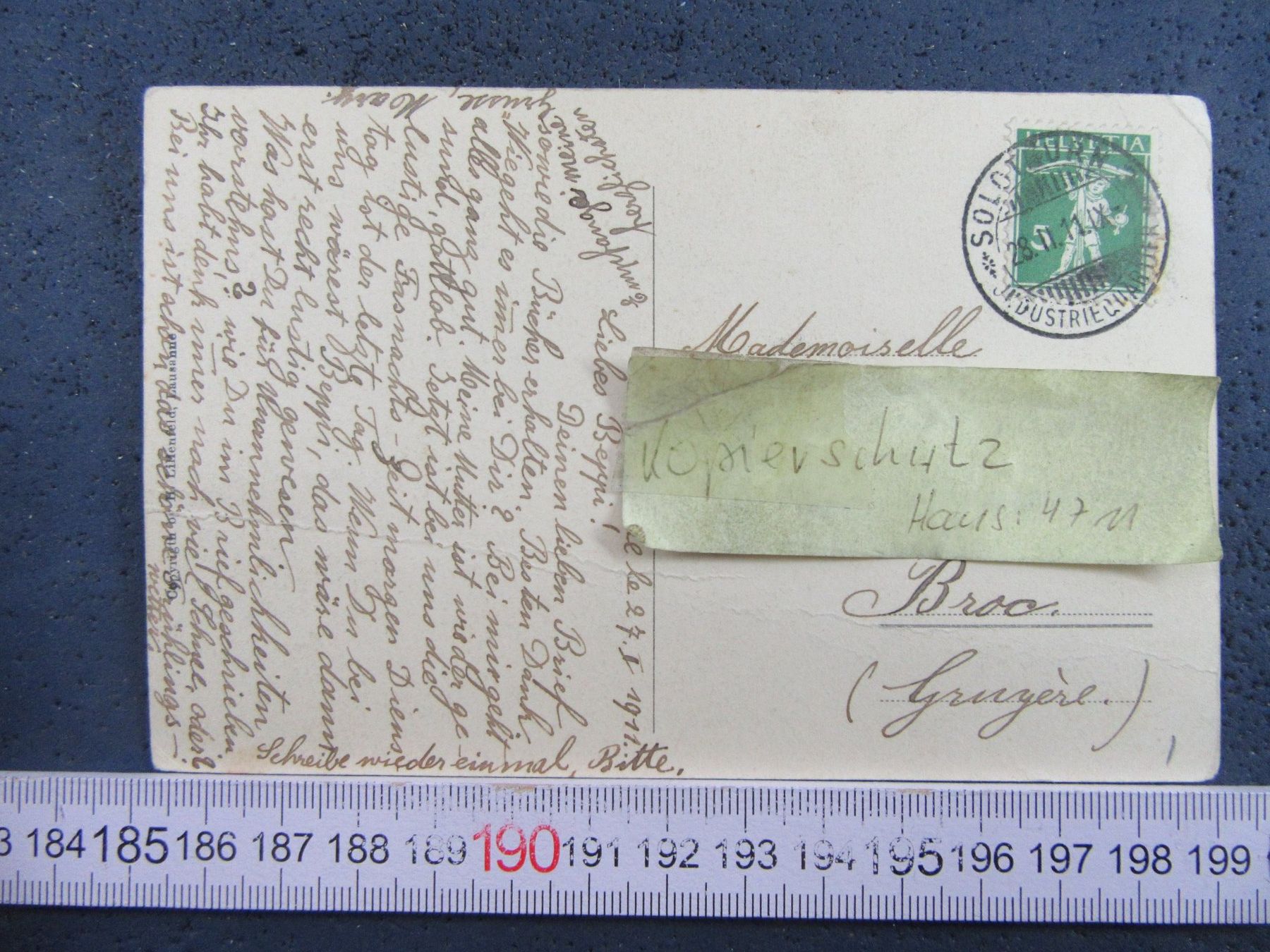 Cartoline postali: AUTO AK OLDTIMER 1911 LA MOUR BESTOSSEN – Usato da Ettingen venduto da Hausi4711 1