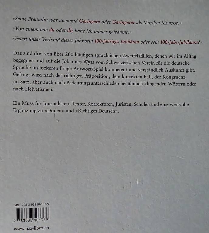Libri: Buch:"Richtig oder falsch?" – Nuovo (secondo la descrizione) da Riedholz venduto da Suroman 1