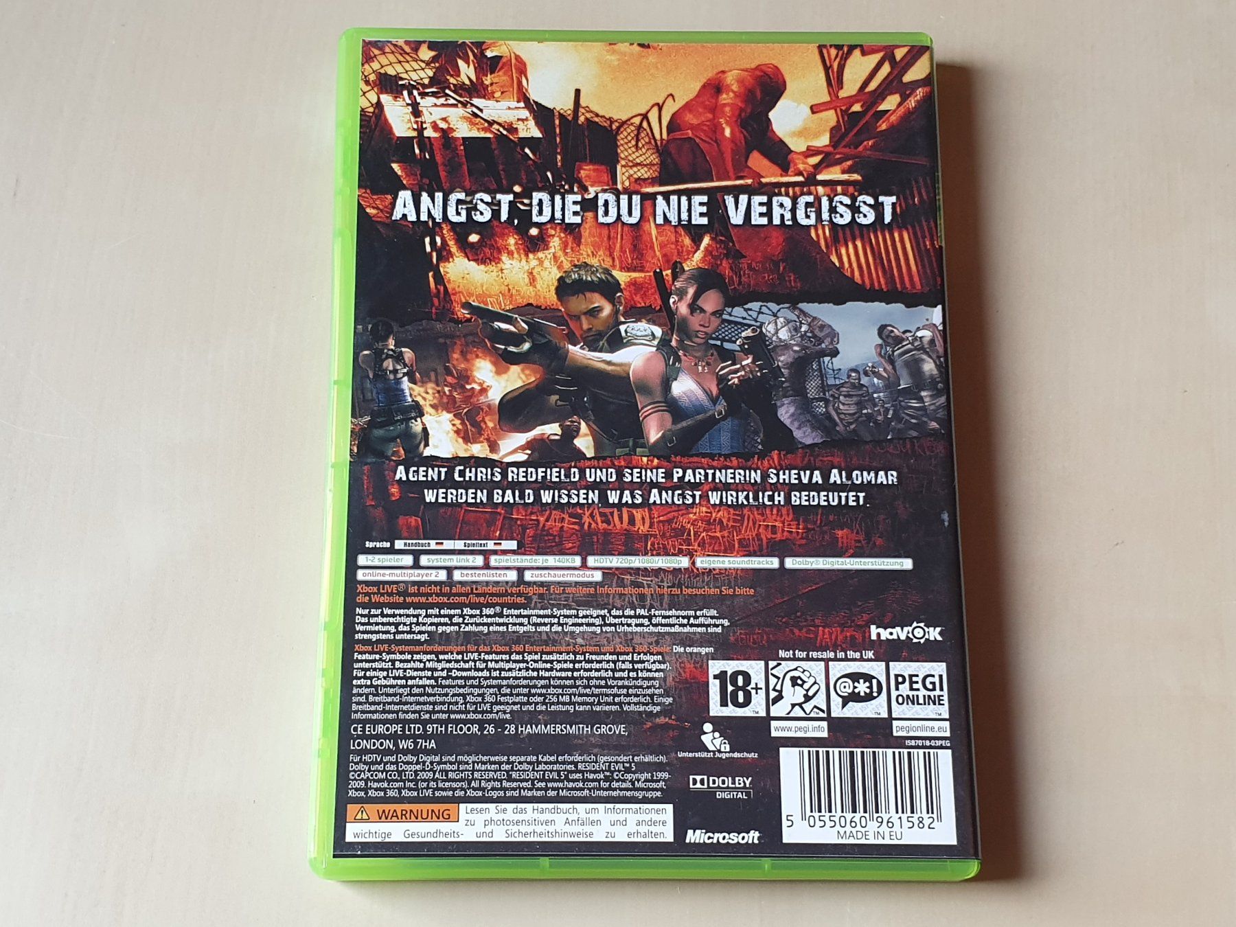 Capcom Giochi: Resident Evil 5 – Usato da Stansstad venduto da collectorsshop 1