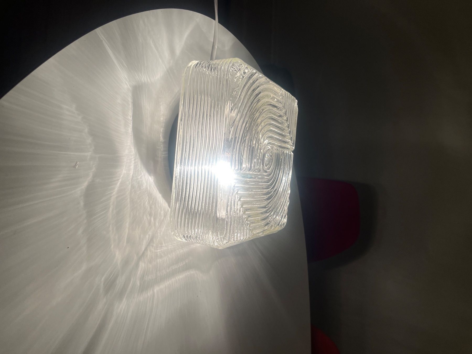 Lampadari & plafoniere: Vintage Deckenlampe Pressglas – Usato da Zürich venduto da Luftibus01 7