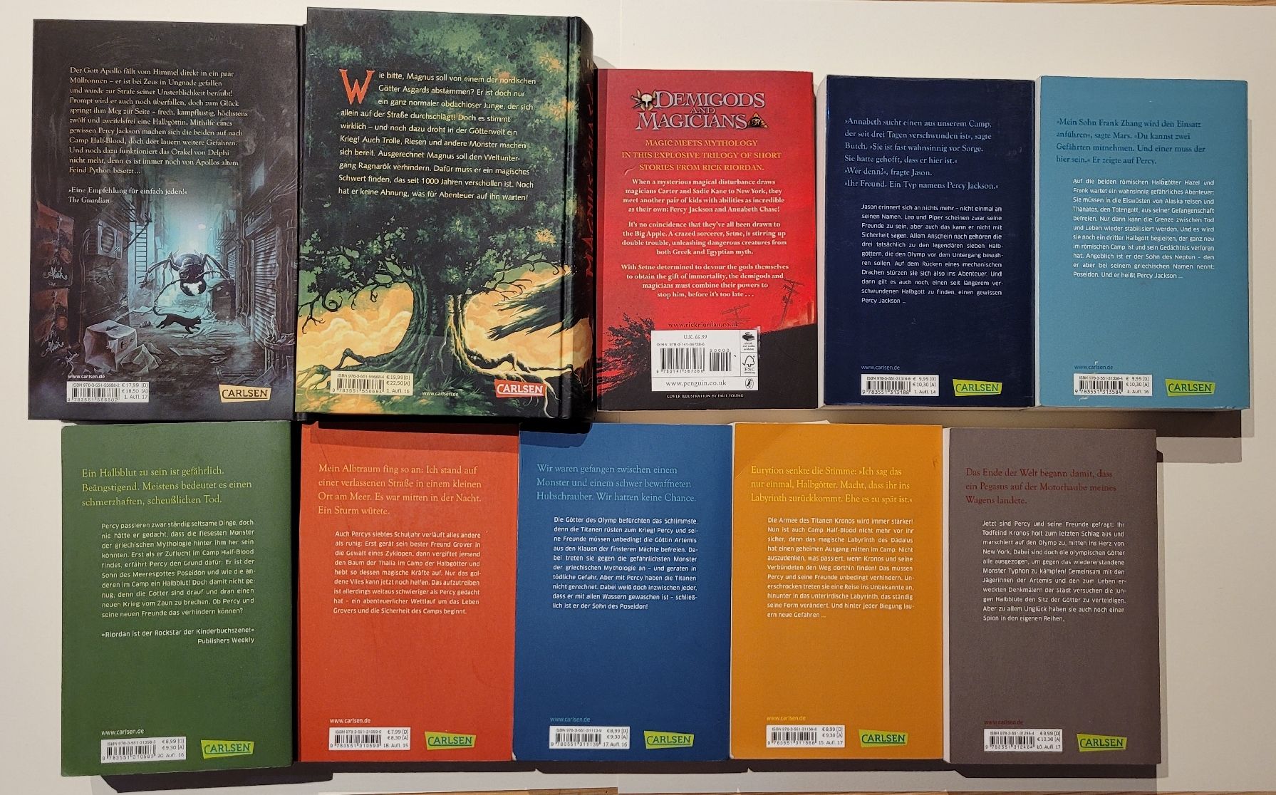 Bücher: Percy Jackson Büchersammlung – Gebraucht aus Flaach von _michelle. 1
