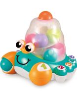 auby Baby-Spielzeug Krabbe mit Bällen Musik und Licht