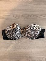 Victorias Secret trägerloser BH Zebra, 36C / 80C