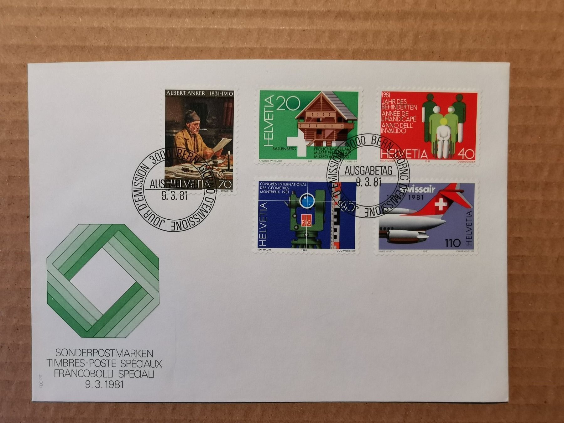 Tutti i francobolli: FDC Timbres-poste Spéciaux 9.3.1981 – Usato da Pailly venduto da jme99