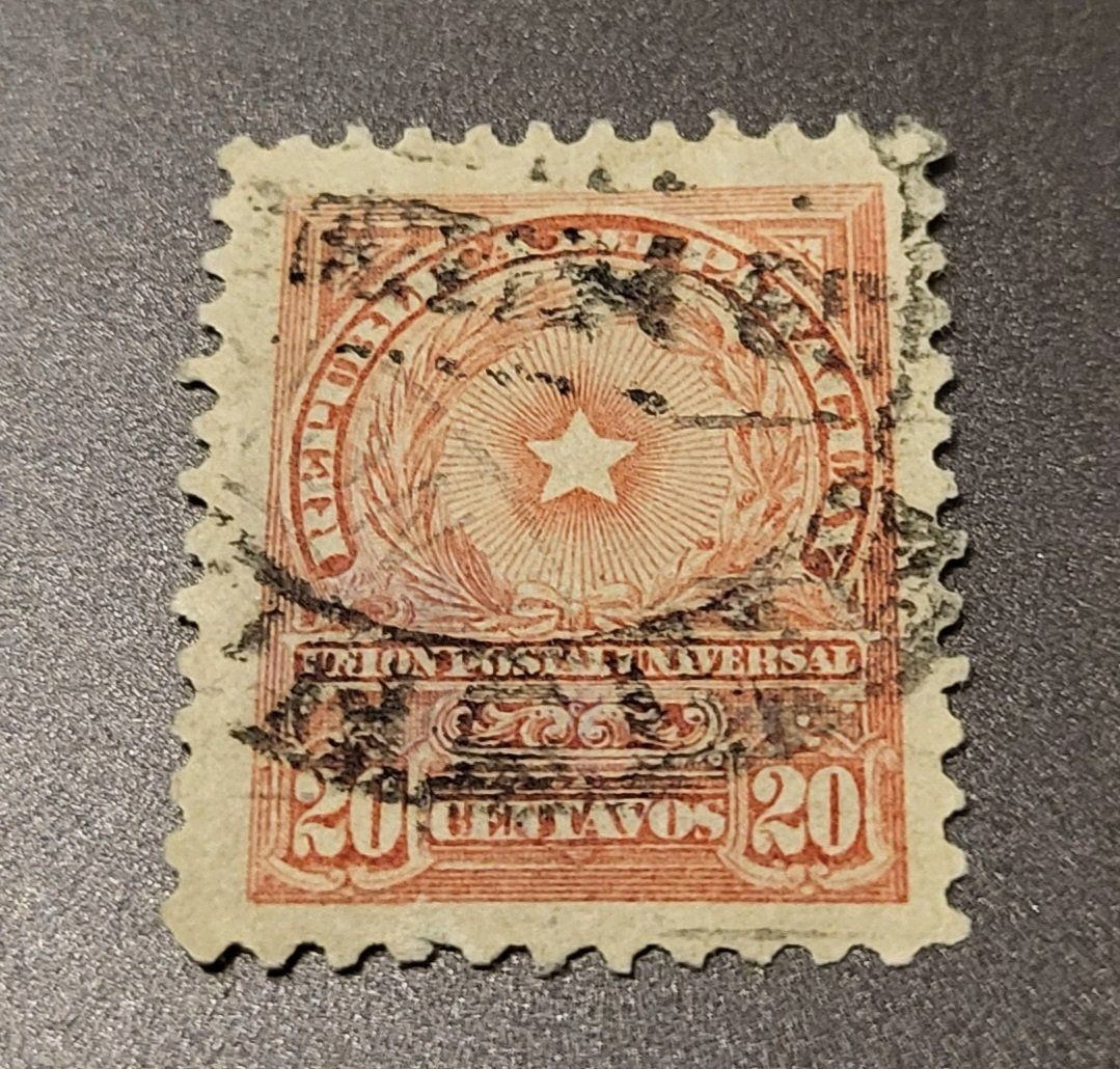Tutti i francobolli: Paraguay 1913 alte briefmarke – Usato da St Gallen venduto da Stampsalshobby