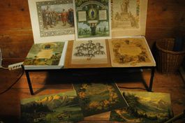 Aeltere Drucke Chromolitho Militaria