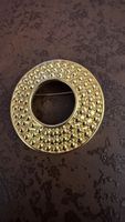 Broche vintage S.A.L. dorée - Élégance intemporelle !