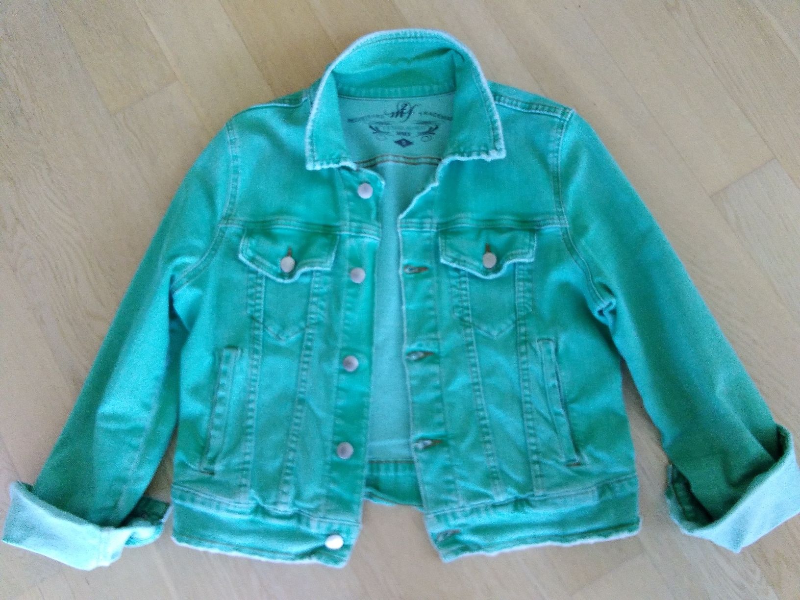 Giacche: mf2 Jeans Jacke hellgrün Stone washed Size S – Usato da Buchrain venduto da QueenyHE51 7