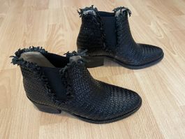 Schwarze Stiefeletten, Bijou les Boutiques, Grösse 36