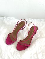 Luxusschuhe Aquazzura Serpentines Sandales, pink NP:ca.700.-