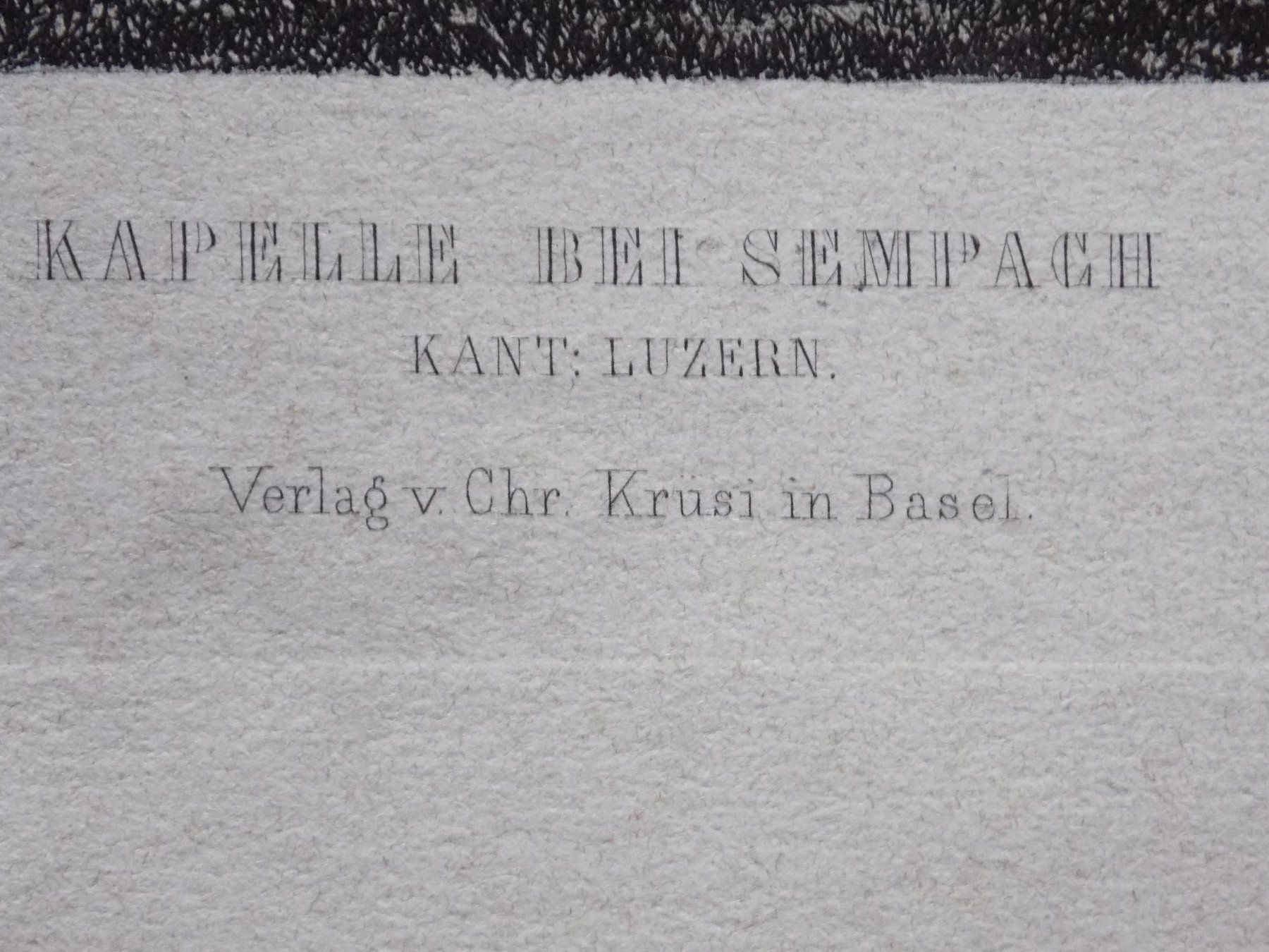 Stiche: Kapelle Sempach – Gebraucht aus Risch von Rischli15 2