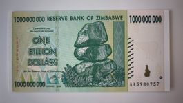 Banknote Simbabwe 1'000'000'000 Dollars 2008 UNZ