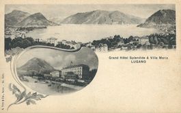 Alte Ansichtskarte Lugano - Grand Hotel Splendide!