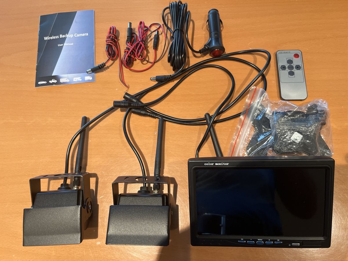 Accessori per altri veicoli: Rückfahrerkamera Auto Wireless mit 2 Kameras – Usato da Baar venduto da Amarillis3