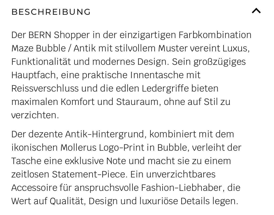 Maison Mollerus Taschen für Damen: MAISON MOLLERUS SHOPPER BERN – Neu und originalverpackt aus Neuenhof von Lara923 1