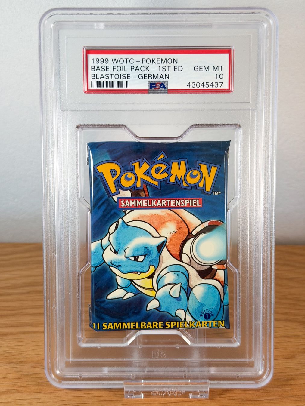 Pokémon Carte collezionabili: Pokémon Base Set 1st Edition Booster Blastoise PSA 10 German – Usato da Montagny-Yverdon venduto da For1