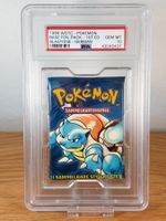 Pokémon Base Set 1st Edition Booster Blastoise PSA 10 German