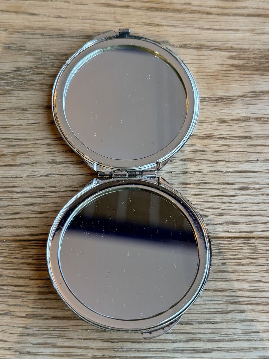 Specchi: Vintage Style Double Mirror Compact Ornate Silver Tone – Usato da Gockhausen venduto da van_82kh 1