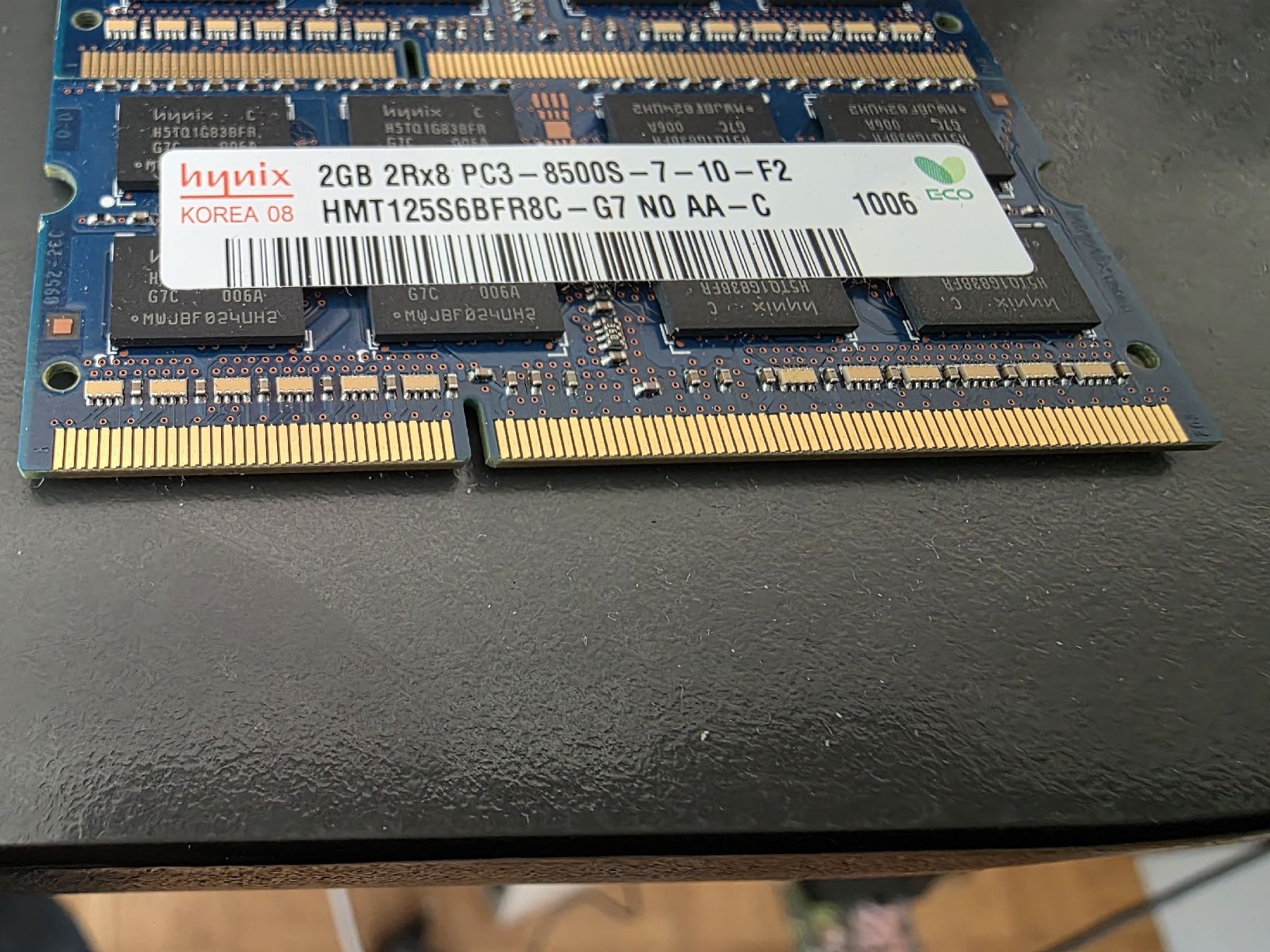 Memoria / RAM: SO-DIMM 2x  2GB PC3-8500S Hynix 2 Stück – Usato da Grosswangen venduto da Bitubo 2