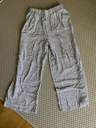Gestreifte Sommerhose, Chicorée, M