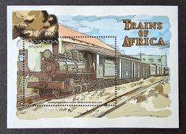 Uganda-Mi Block 328 ** (2000) Bahnmotive