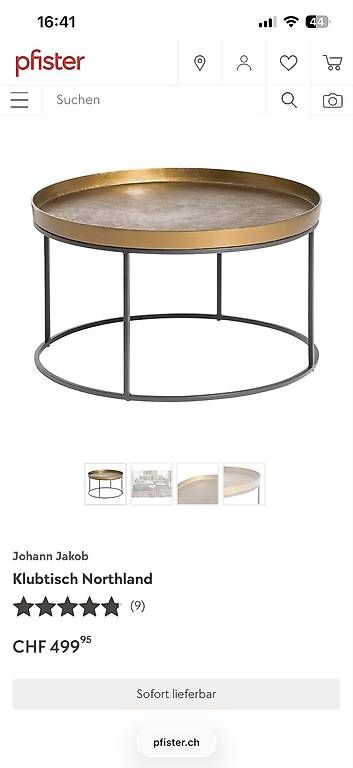 Pfister Tavoli: Couchtisch / Salontisch – Usato da Gerlafingen venduto da sel_dp6y 3