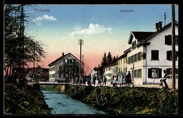 AK Müllheim, Dorfpartie