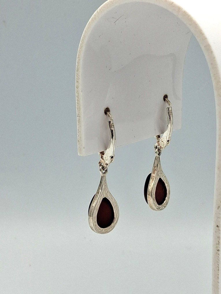 Orecchini pendenti & Orecchini a lobo: Bernstein Ohrhänger 925 Sterling Silber Tropfen – Nuovo e nell'imballaggio originale da Heiligkreuzsteinach venduto da schmucktime 9