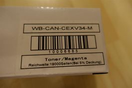 Canon iR ADV iR-C EXV 34 Magenta Toner
