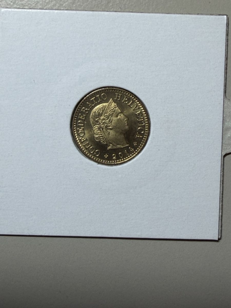 Toutes les monnaies: Suisse - 5 centimes - 2014  – D'occasion à Payerne par Mike1682 1