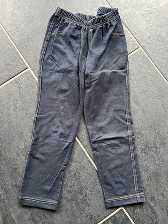 Strech-Leggings in Jeans-Look, 7 Jahre (ca. 128)