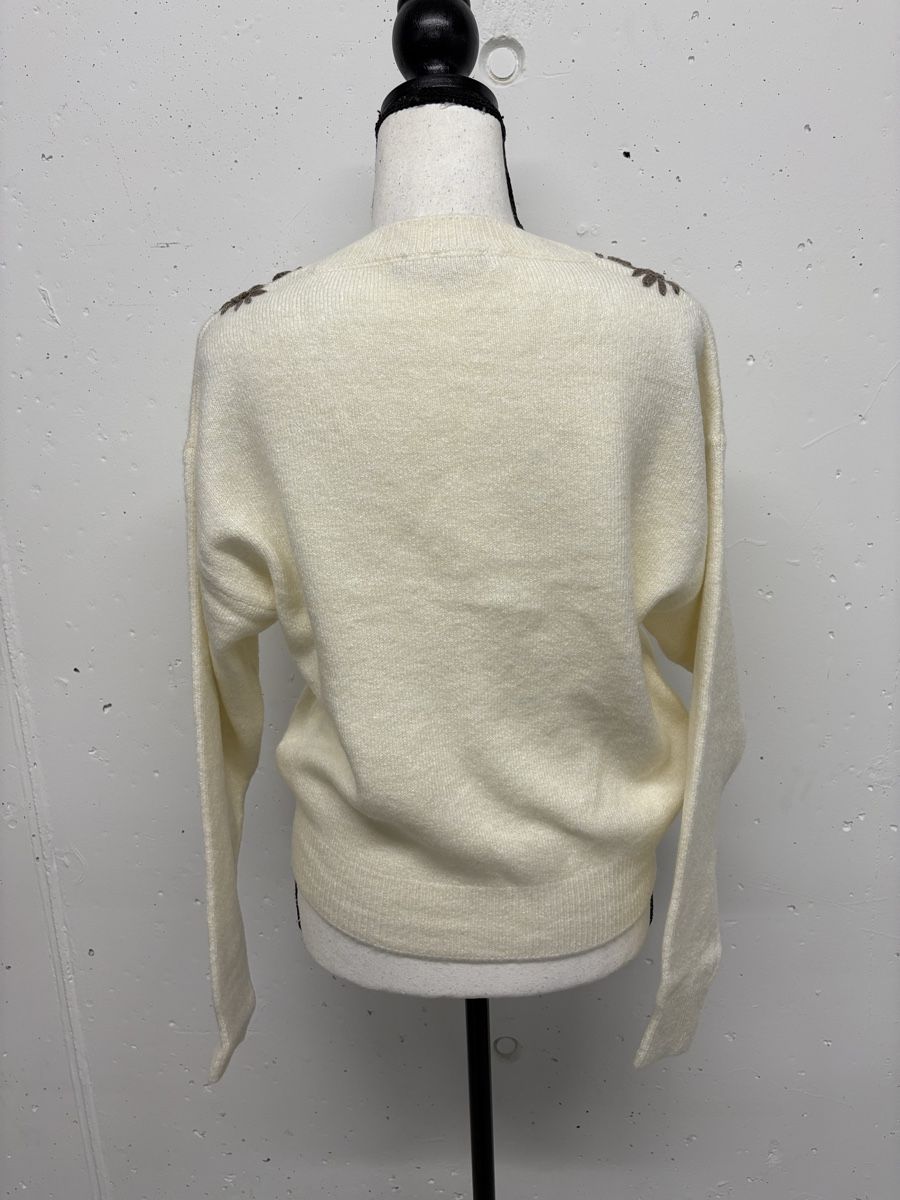 Maglioni & Felpe: Join Us Pullover mit Stickerei Gr. S beige braun, Strick – Nuovo (secondo la descrizione) da Regensdorf venduto da secondchancefashion 4