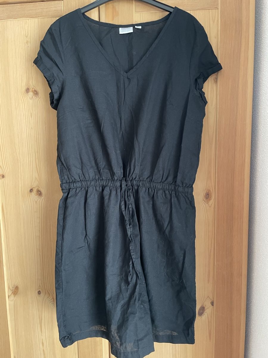 Vestiti: Schwarzes Leinenkleid Gr XL – Usato da Rüti ZH venduto da kar_xx9l
