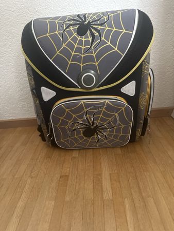 Schulthek Spirit Ergo System Spinnen-Design gebraucht