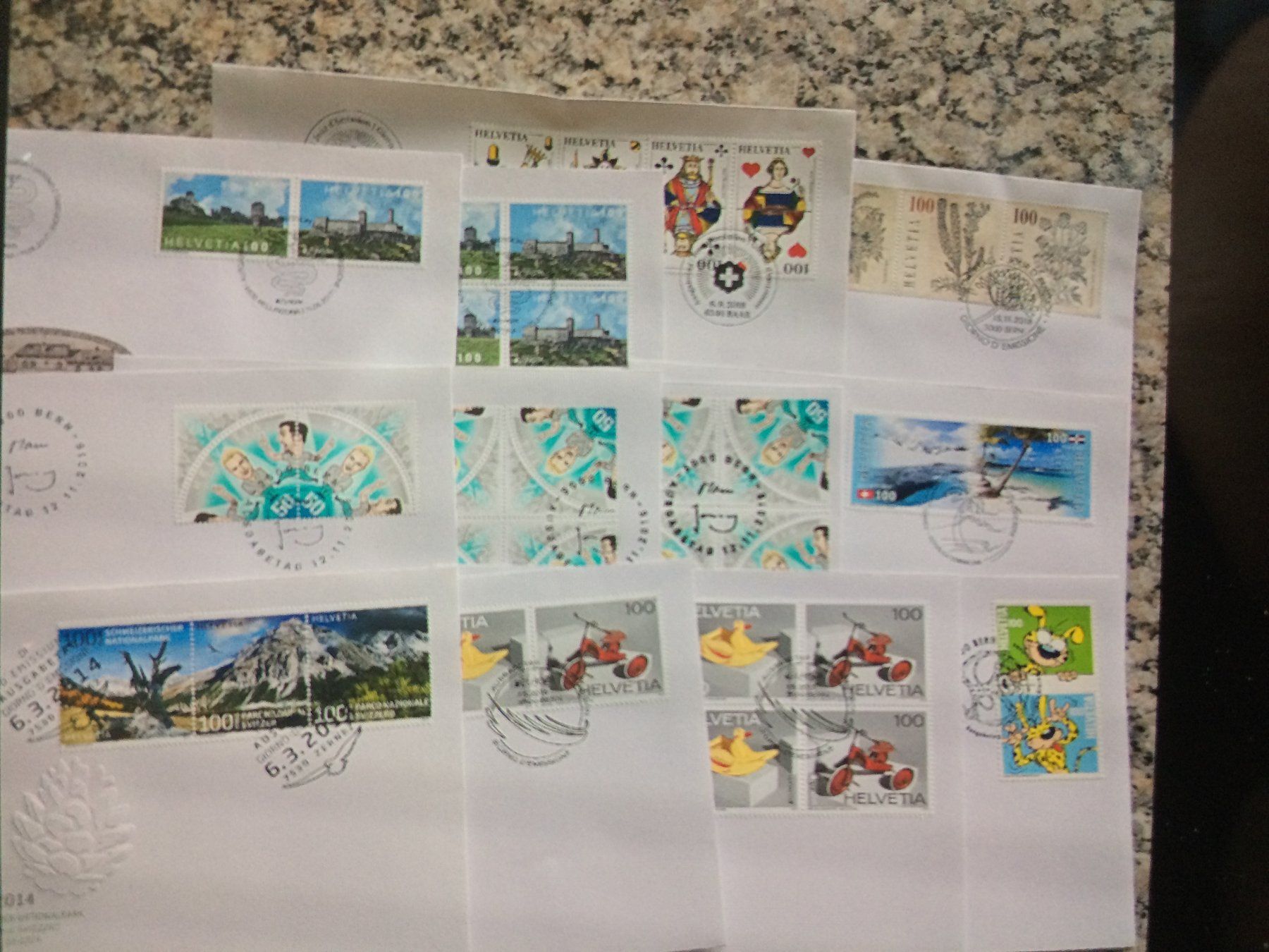 Tous les timbres: Ersttagscouverts – Neuf (Voir description) à Kilchberg ZH par APZ4BWM2 3