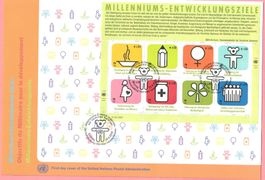 2009  Block FDC   Millenniums - Entwicklungsziele