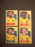 Panini Fussball Sticker Set Schweden 4 Sticker 23/24